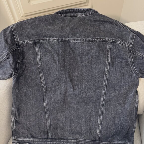 Everlane Washed Black Jean Jacket Size S - Picture 2 of 4